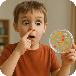 get kids to stop picking their nose