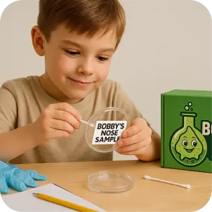 get kids to stop picking their nose and eating it