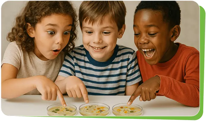 stem kid that helps stop kids from picking their nose