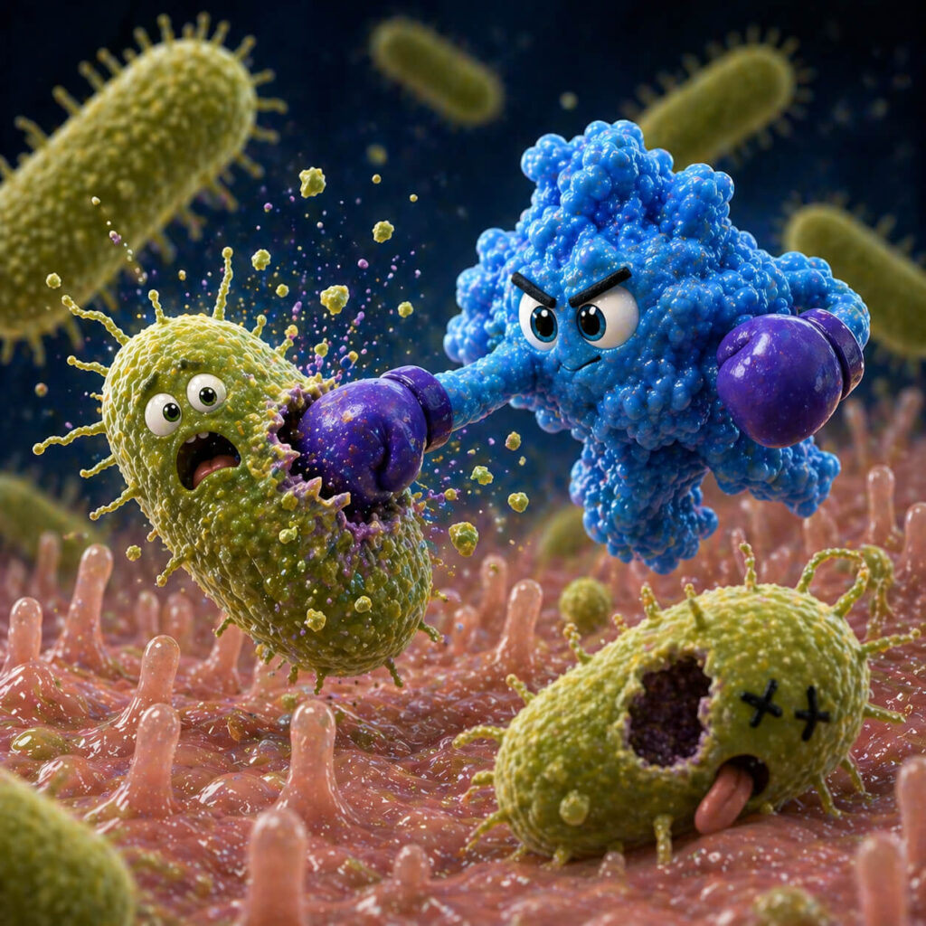 defensins immune protein boogers
