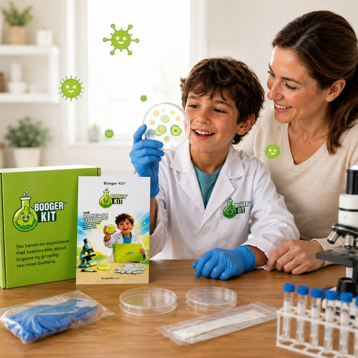 How to get my kid to stop picking their nose with a hands-on science experiment that teaches healthy habits